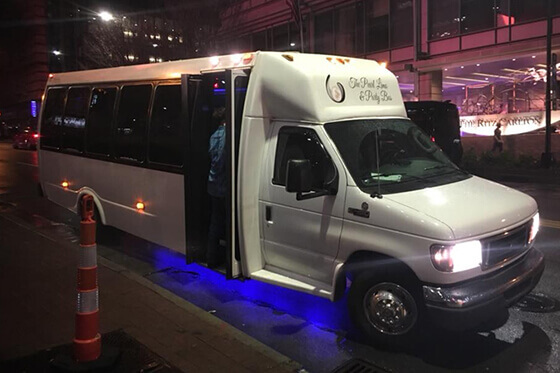 14-passenger party bus